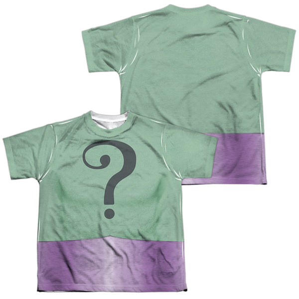 Batman Classic Tv - Riddler Uniform (Front - Back Print) Youth Short Sleeve 100% Poly