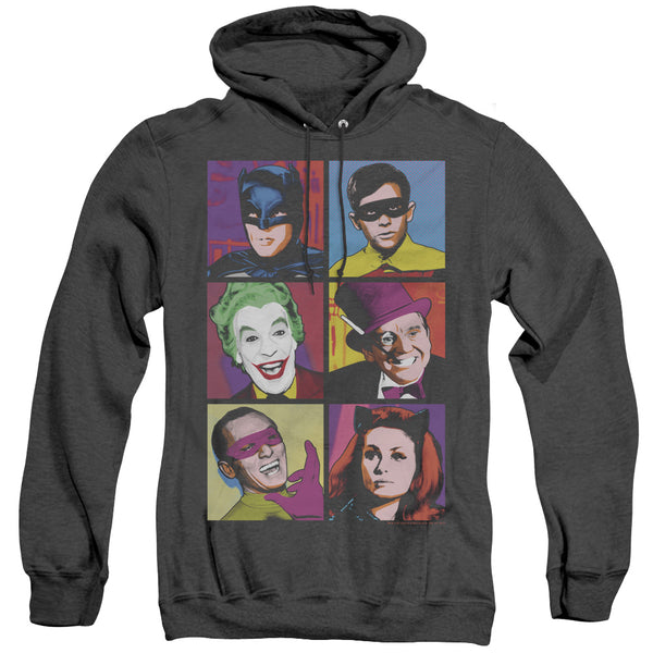 Batman Classic Tv - Pop Cast Adult Heather Hoodie