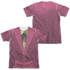 Batman Classic Tv - Joker Uniform (Front - Back Print) Adult Regular Fit Short Sleeve 65 - 35 Poly - Cotton