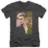 David Bowie - Smokin Adult Slim Fit V Neck Cotton