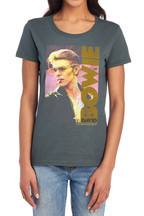 David Bowie - Smokin Women's Short Sleeve