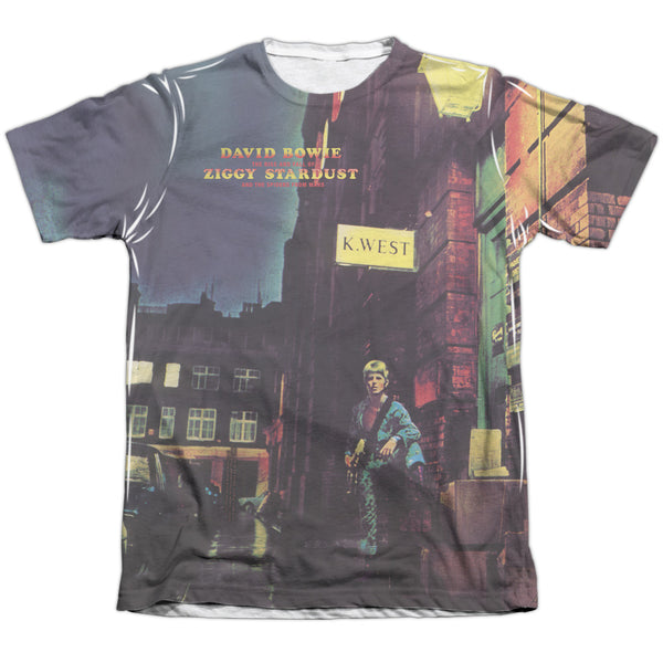 David Bowie - Ziggy Star Dust Adult Regular Fit Short Sleeve 65 - 35 Poly - Cotton