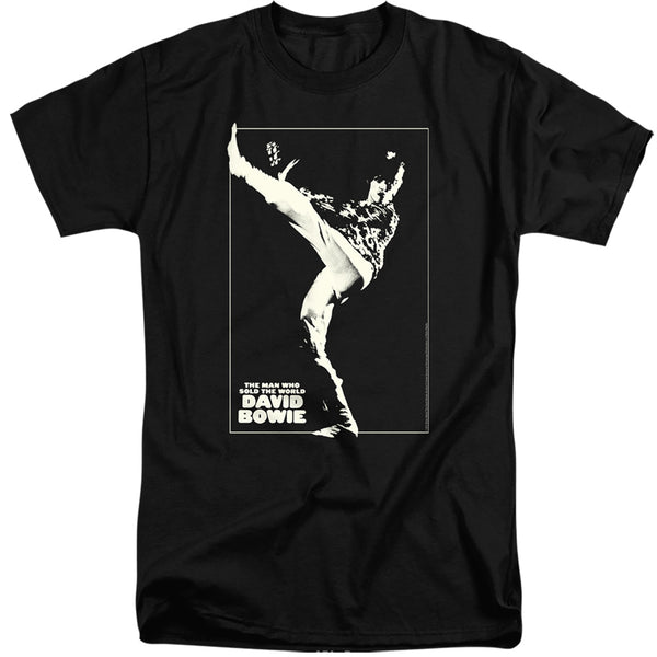 David Bowie - The Man Cover Adult Tall Fit Short Sleeve