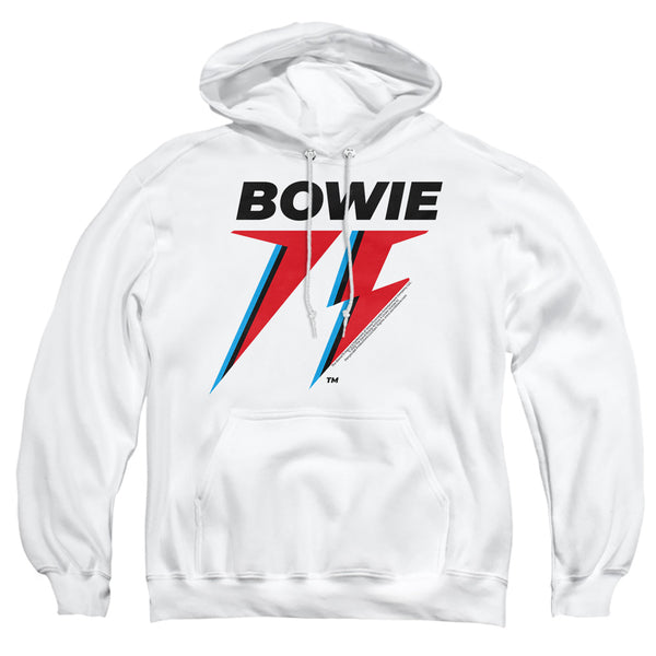 David Bowie - Bowie 75 Logo Adult Pullover Hoodie