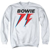 David Bowie - Bowie 75 Logo Adult Crewneck Sweatshirt