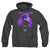 David Bowie - Side Profile 75 Logo Adult Heather Hoodie