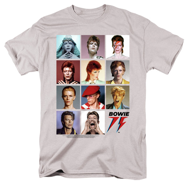 David Bowie - Bowie Through The Ages Adult Regular Fit Short Sleeve