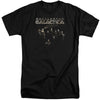 Battlestar Galactica - Battle Cast Adult Tall Fit Short Sleeve