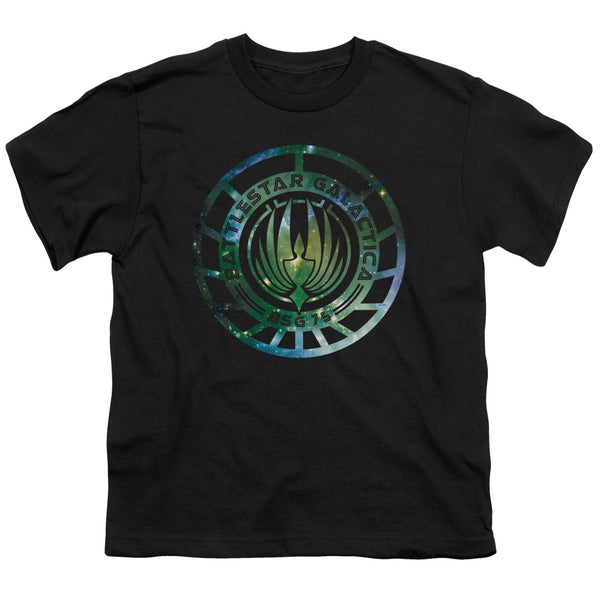 Battlestar Galactica (New) - Galaxy Emblem Youth Short Sleeve