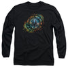 Battlestar Galactica (New) - Emblem Knock Out Adult Long Sleeve