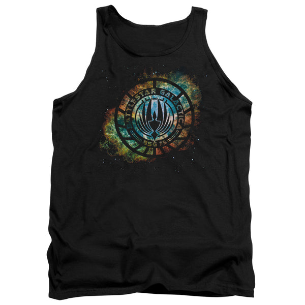 Battlestar Galactica (New) - Emblem Knock Out Adult Tank Top