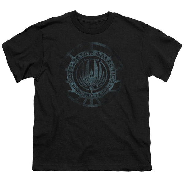 Battlestar Galactica (New) - Faded Emblem Youth Short Sleeve