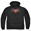 Batman V Superman - Industrial Logo Adult Pullover Hoodie