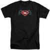 Batman V Superman - Industrial Logo Adult Tall Fit Short Sleeve