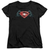 Batman V Superman - Industrial Logo Women's Short Sleeve