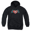 Batman V Superman - Industrial Logo Youth Hooded Sweatshirt