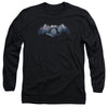 Batman V Superman - Plated Bat Logo Adult Long Sleeve
