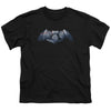 Batman V Superman - Plated Bat Logo Youth Short Sleeve