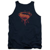 Batman V Superman - Tech Super Logo Adult Tank Top