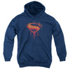 Batman V Superman - Tech Super Logo Youth Hooded Sweatshirt