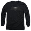 Batman V Superman - Beveled Bat Logo Adult Long Sleeve