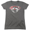 Batman V Superman - Super Splatter Logo Women's Short Sleeve