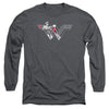 Batman V Superman - Wonder Splatter Logo Adult Long Sleeve