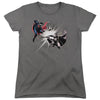 Batman V Superman - Fight Burst Women's Short Sleeve