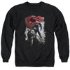 Batman Vs Superman - Choke Adult Crewneck Sweatshirt