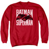 Batman Vs Superman - Silhouette Fight Adult Crewneck Sweatshirt