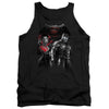Batman V Superman - Stand Off Adult Tank Top