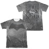 Batman Vs Superman - Logo City (Front - Back Print) Adult Regular Fit Short Sleeve 65 - 35 Poly - Cotton