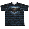 Batman Vs Superman - Logo Pattern Youth Short Sleeve 100% Poly