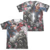 Batman V Superman - Showdown (Front - Back Print) Adult Regular Fit Short Sleeve 65 - 35 Poly - Cotton