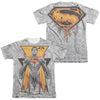 Batman V Superman - Super Tech Sub (Front - Back Print) Adult Regular Fit Short Sleeve 65 - 35 Poly - Cotton