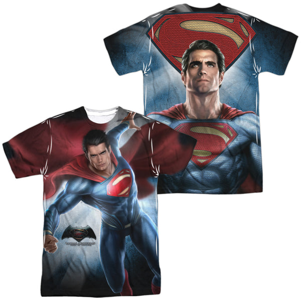 Batman V Superman - Superman Light (Front - Back Print) Adult Regular Fit Short Sleeve 100% Poly