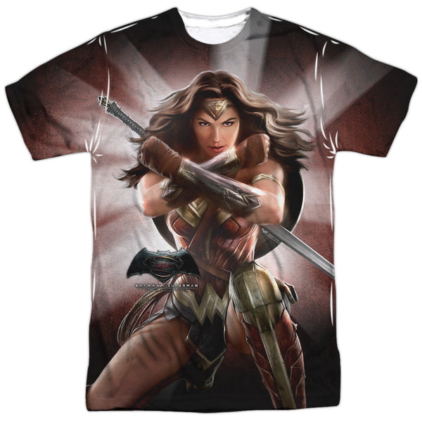 Batman V Superman - Wonder Woman Light Adult Regular Fit Short Sleeve 100% Poly