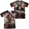 Batman V Superman - Wonder Woman Light (Front - Back Print) Adult Regular Fit Short Sleeve 100% Poly