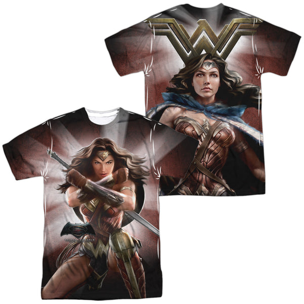 Batman V Superman - Wonder Woman Light (Front - Back Print) Adult Regular Fit Short Sleeve 100% Poly