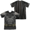 Batman V Superman - Batman Uniform (Front - Back Print) Adult Regular Fit Short Sleeve 100% Poly
