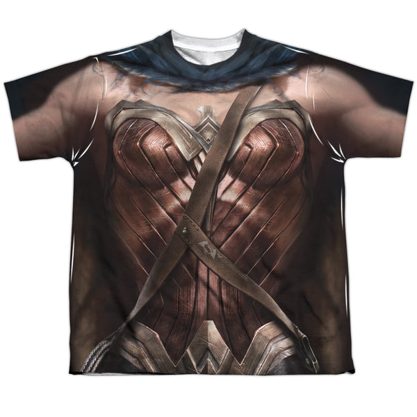 Batman V Superman - Wonder Woman Uniform Youth Short Sleeve 100% Poly
