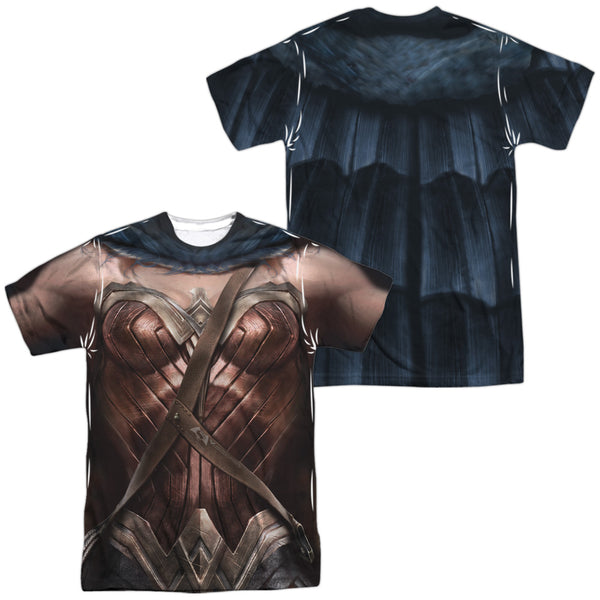 Batman V Superman - Wonder Woman Uniform (Front - Back Print) Adult Regular Fit Short Sleeve 100% Poly