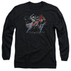 Batman V Superman - Lightniing V Heat Vision Adult Long Sleeve