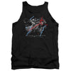 Batman V Superman - Lightniing V Heat Vision Adult Tank Top
