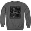 Batman V Superman - Title Fight Adult Crewneck Sweatshirt
