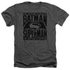 Batman V Superman - Title Fight Adult Regular Fit Heather Short Sleeve