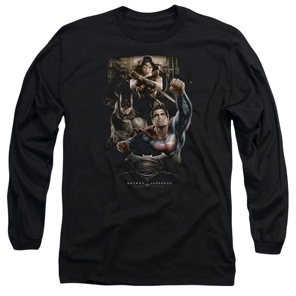 Batman V Superman - Three In Action Adult Long Sleeve