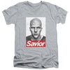 Batman V Superman - Savior Adult Slim Fit V Neck Cotton