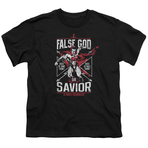 Batman V Superman - False God Or Savior Youth Short Sleeve