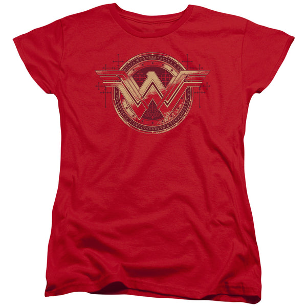 Batman V Superman - Wonder Shield Women's Short Sleeve
